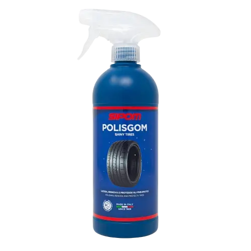SIPOM POLISGOM – Reifenglanz & Kunststoffpflege – 500 ml