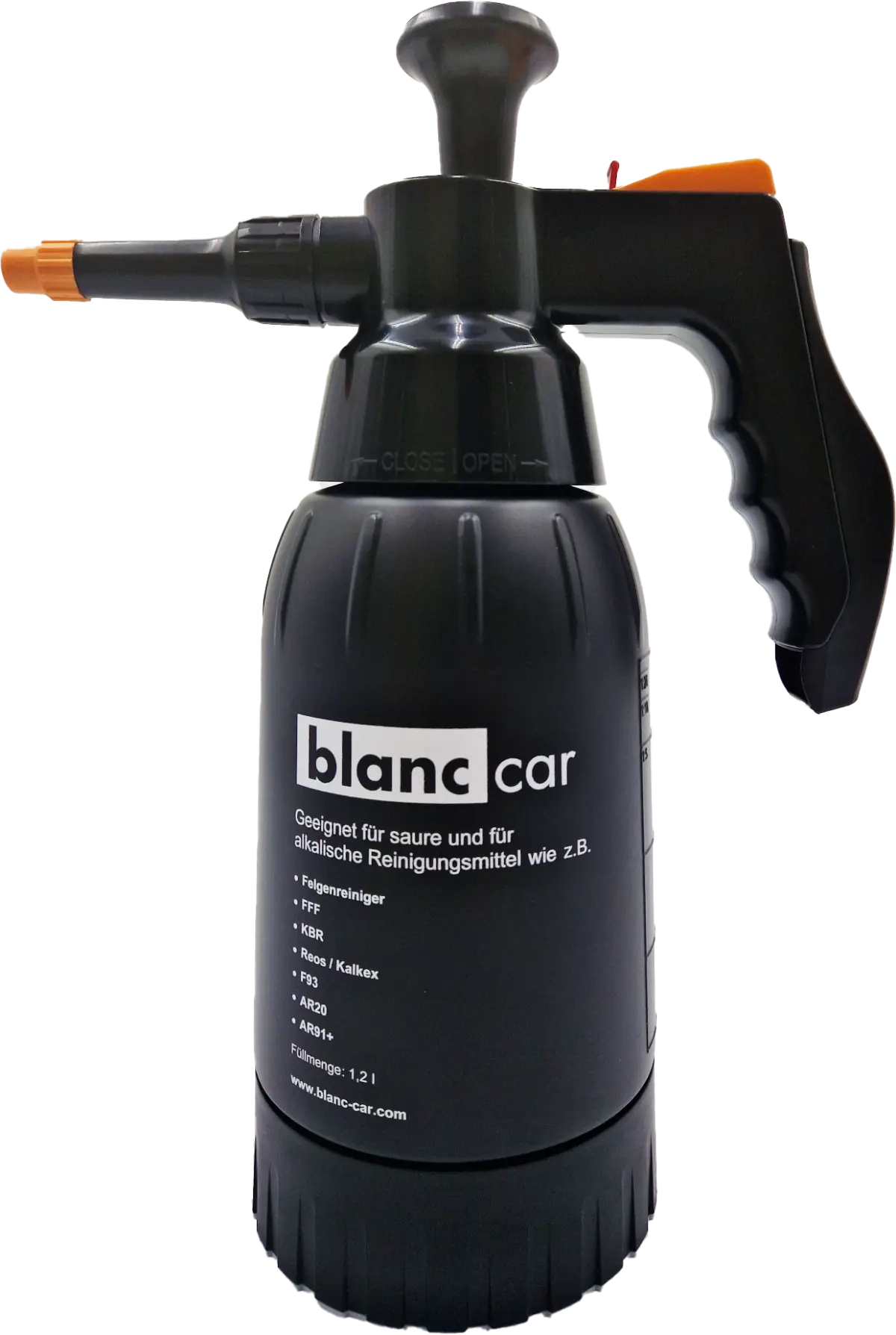 Pumpflasche Rot/Schwarz 1It