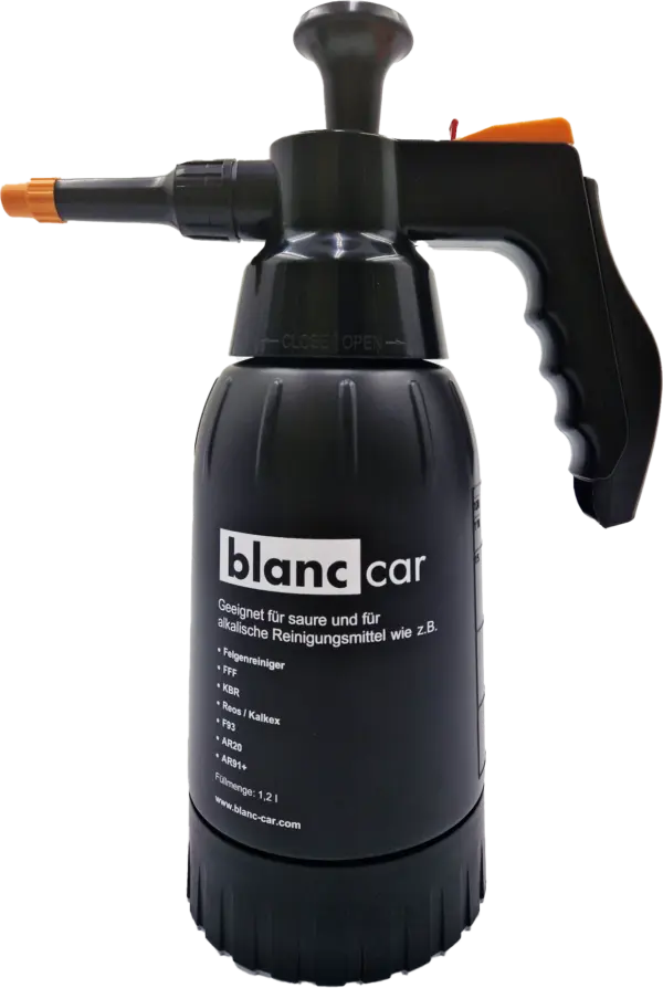 Pumpflasche Rot/Schwarz 1It