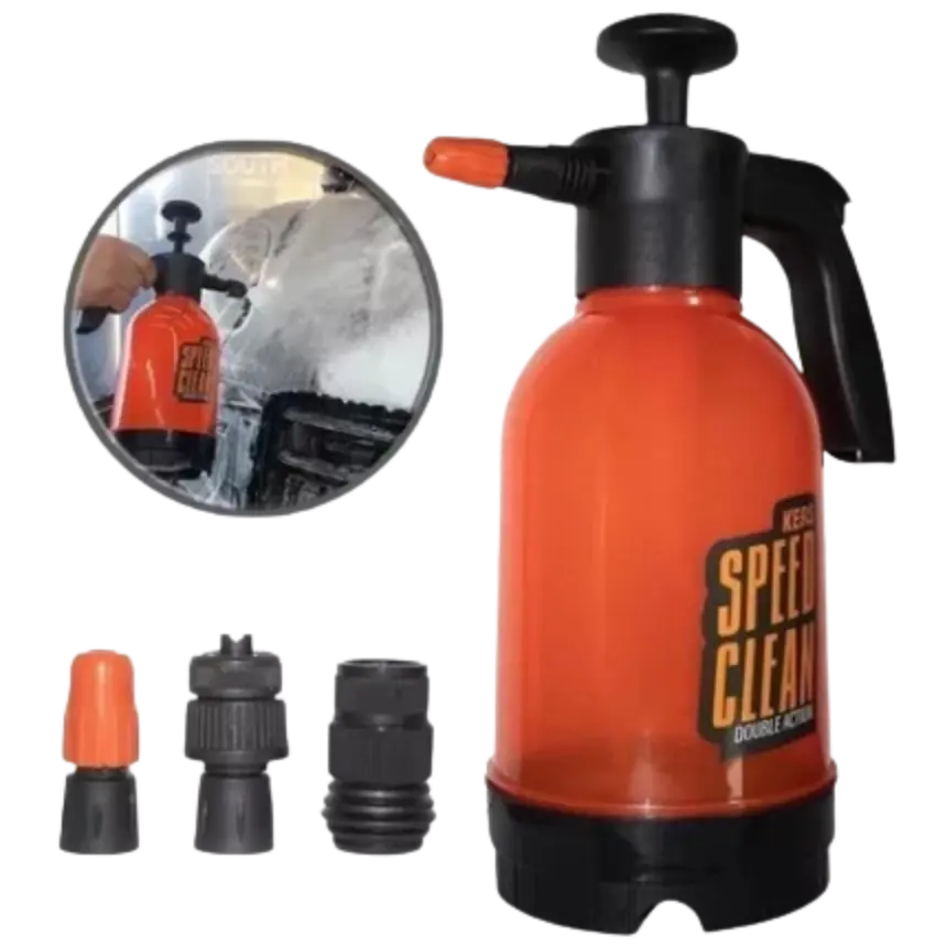 KERS Speed Clean Double Action – 2 L Manuelles Sprühgerät für Flüssigkeiten & Schaum